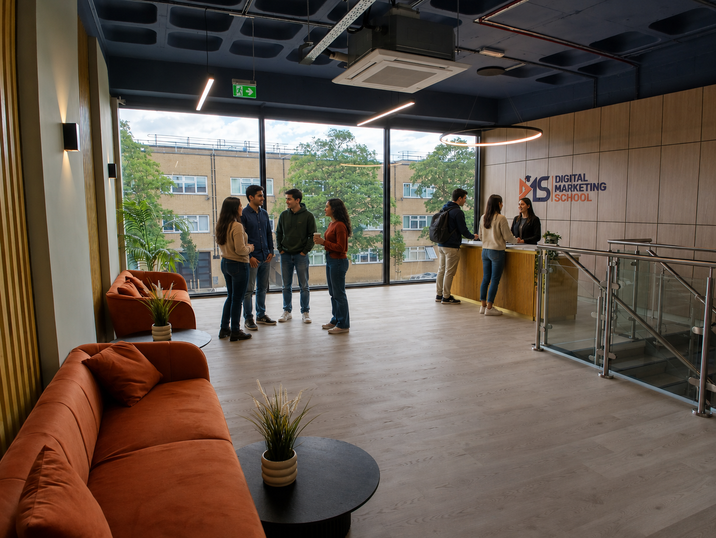 The Digital Marketing School Milton Keynes campus reception